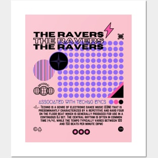 The Ravers - Techno Music - Techno Merch Posters and Art